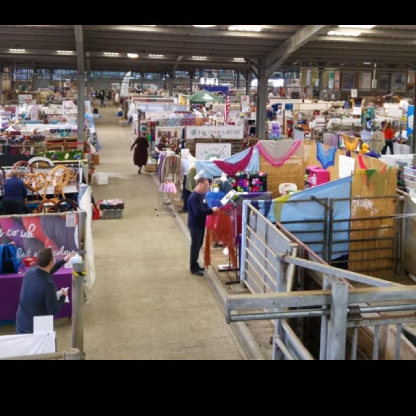 Latch hook crochet goes to Yarndale more pics!