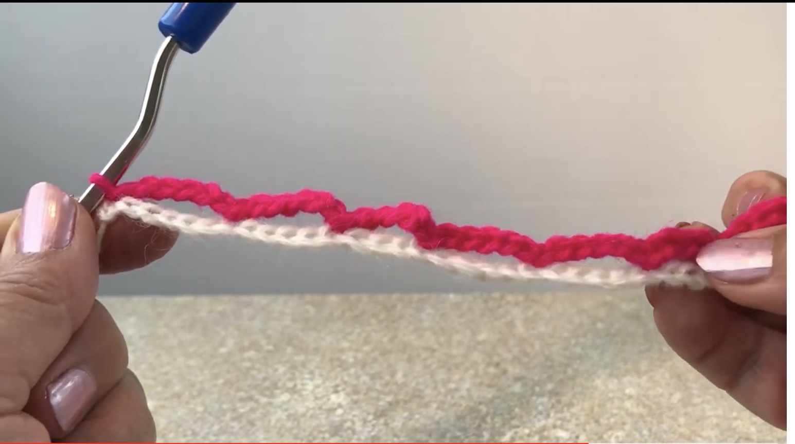 Only two crochet stitches insta link to video!